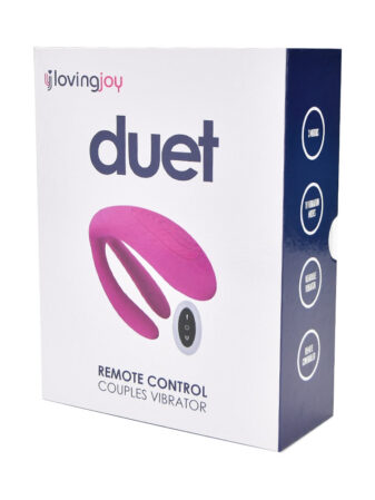 n12198 loving joy duet remote controlled couples vibrator pkg 2 1