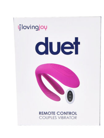 n12198 loving joy duet remote controlled couples vibrator pkg