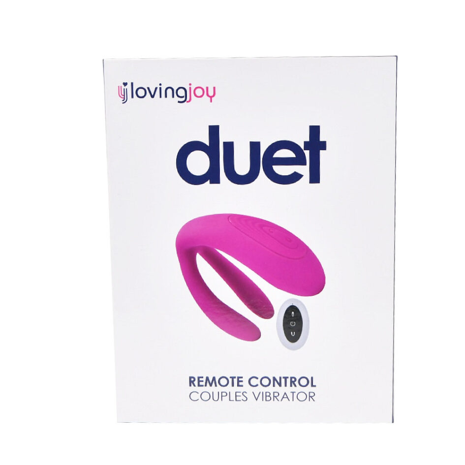 n12198 loving joy duet remote controlled couples vibrator pkg