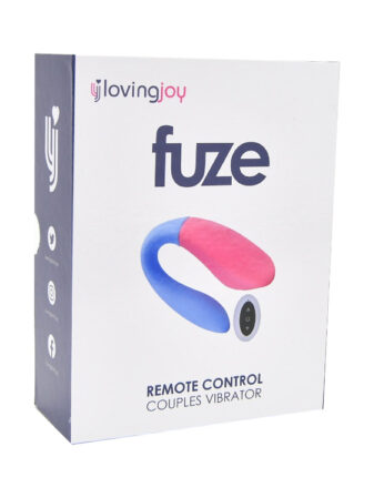 n12199 loving joy fuze remote control couples vibrator pkg 1