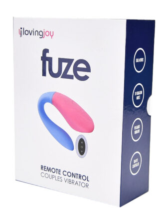 n12199 loving joy fuze remote control couples vibrator pkg 2