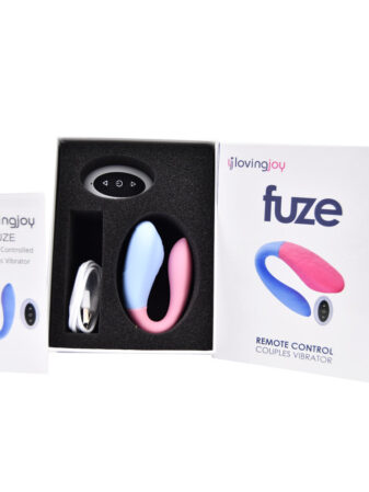 n12199 loving joy fuze remote control couples vibrator pkg 3