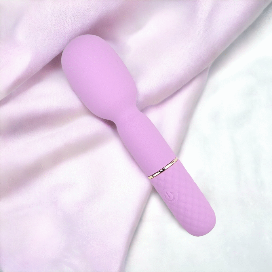 n12249 nauti petites 10 speed wand vibrator linen