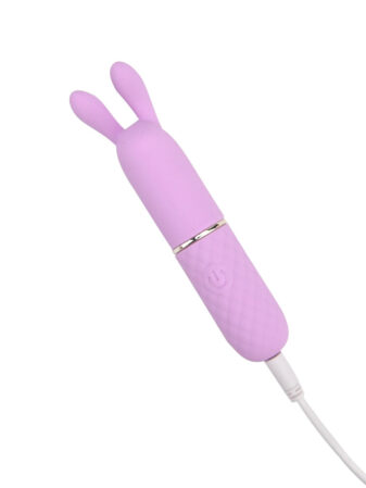 n12252 nauti petites 10 speed rabbit ears bullet vibrator charge cable