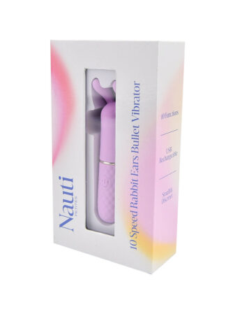 n12252 nauti petites 10 speed rabbit ears bullet vibrator ears pkg 1