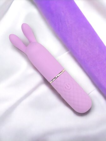 n12252 nauti petites 10 speed rabbit ears bullet vibrator linen
