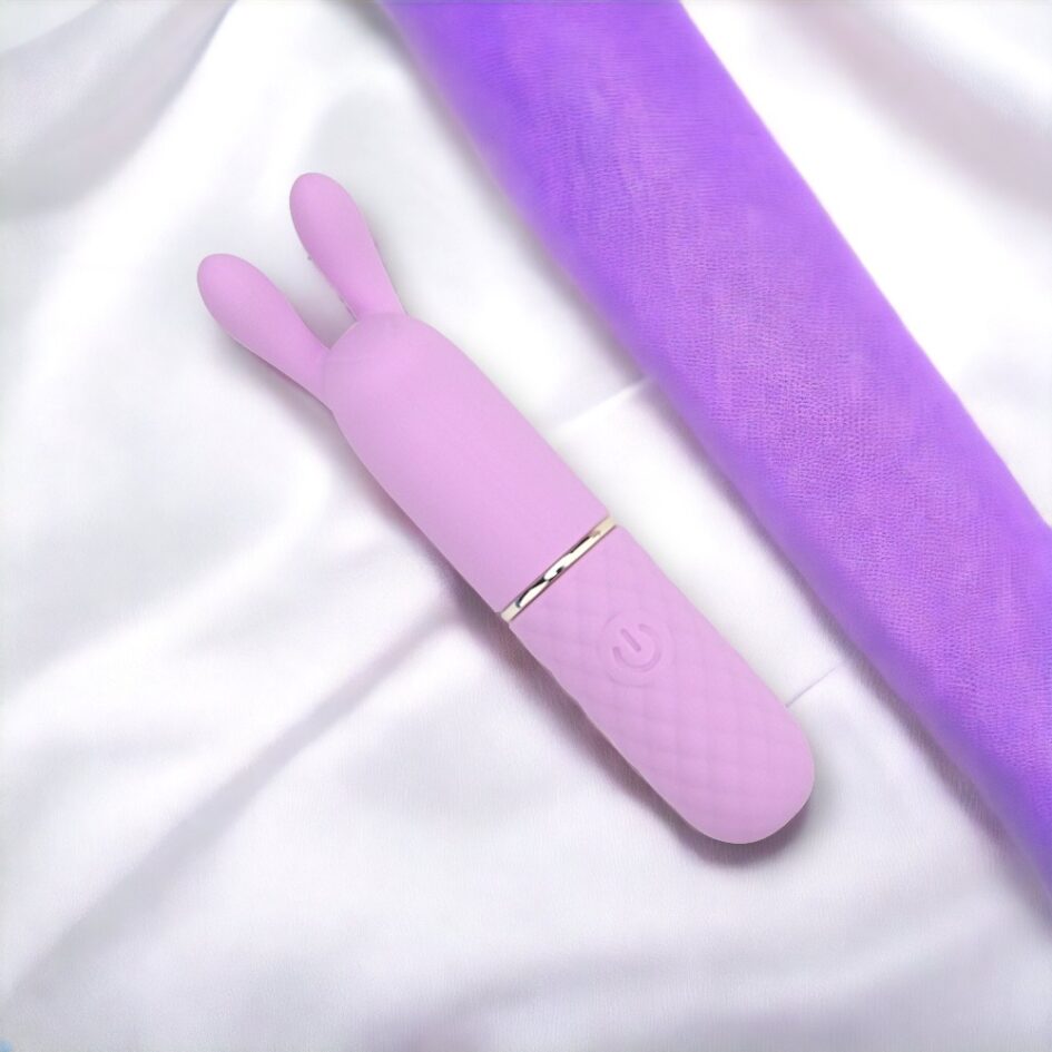 n12252 nauti petites 10 speed rabbit ears bullet vibrator linen