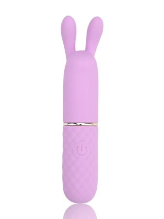 n12252 nauti petites 10 speed rabbit ears bullet vibrator mirrored