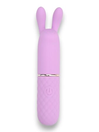 n12252 nauti petites 10 speed rabbit ears bullet vibrator shadow