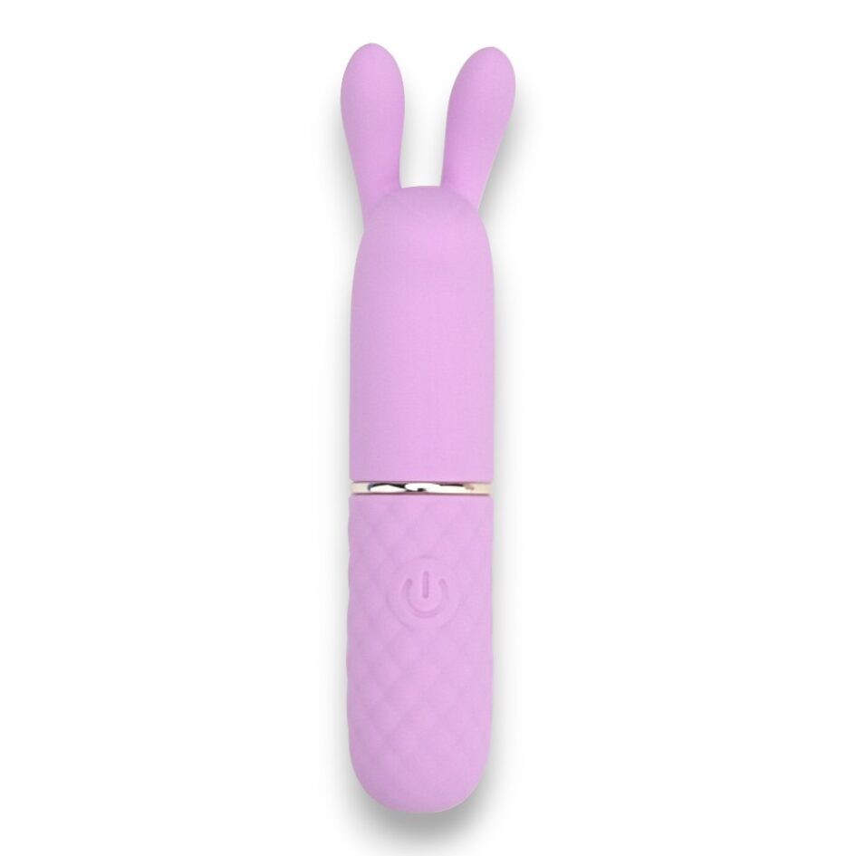 n12252 nauti petites 10 speed rabbit ears bullet vibrator shadow