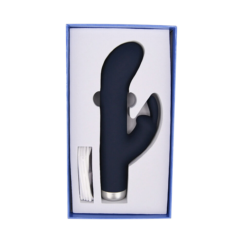 n12255 nauti silicone rabbit vibrator pkg inside