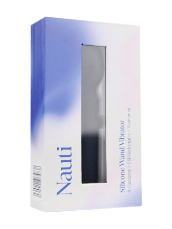n12256 nauti silicone wand vibrator pkg 1