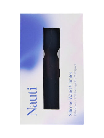 n12256 nauti silicone wand vibrator pkg