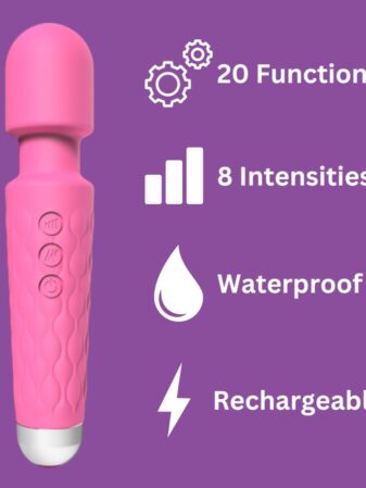 n12264 loving joy 20 function wand vibrator pink info
