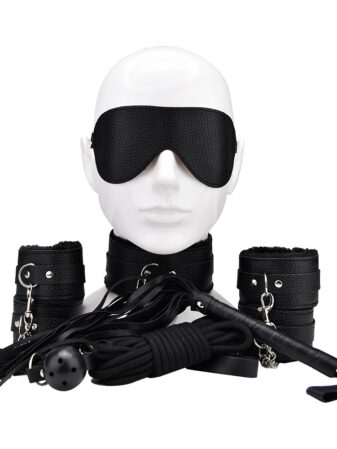 n12280 bound to play beginners bondage kit black 8 piece