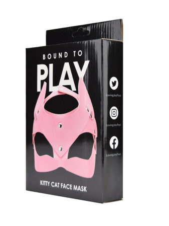 n12285 bound to play kitty cat face mask pink pkg 2