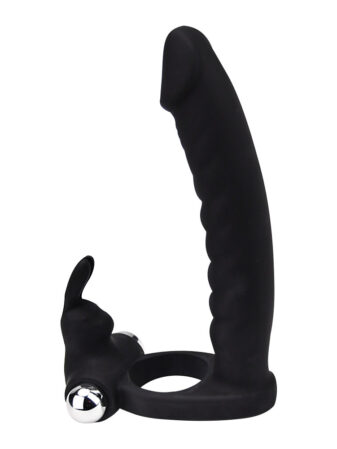 n12314 loving joy double fun vibrating rabbit double penetration strap on