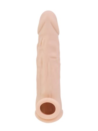 n12370 rev sleeves 8 inch realistic silicone penis extension sleeve 2