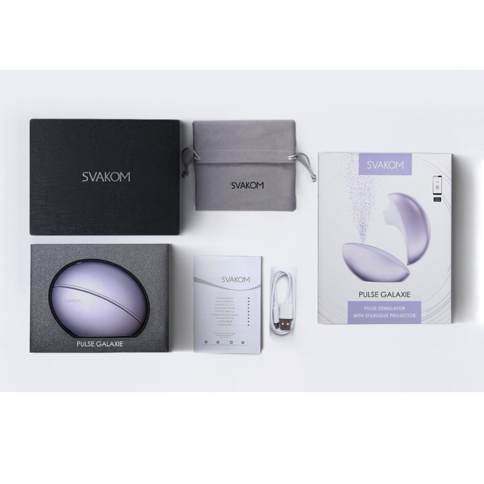 n12375 svakom galaxie suction vibrator mood projector lilac 12