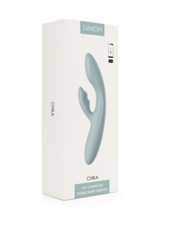 n12444 svakom chika app controlled flexible rabbit vibrator 9
