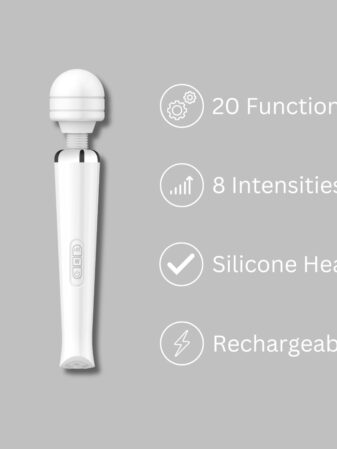 n12459 loving joy rechargeable magic wand vibrator white faq 1