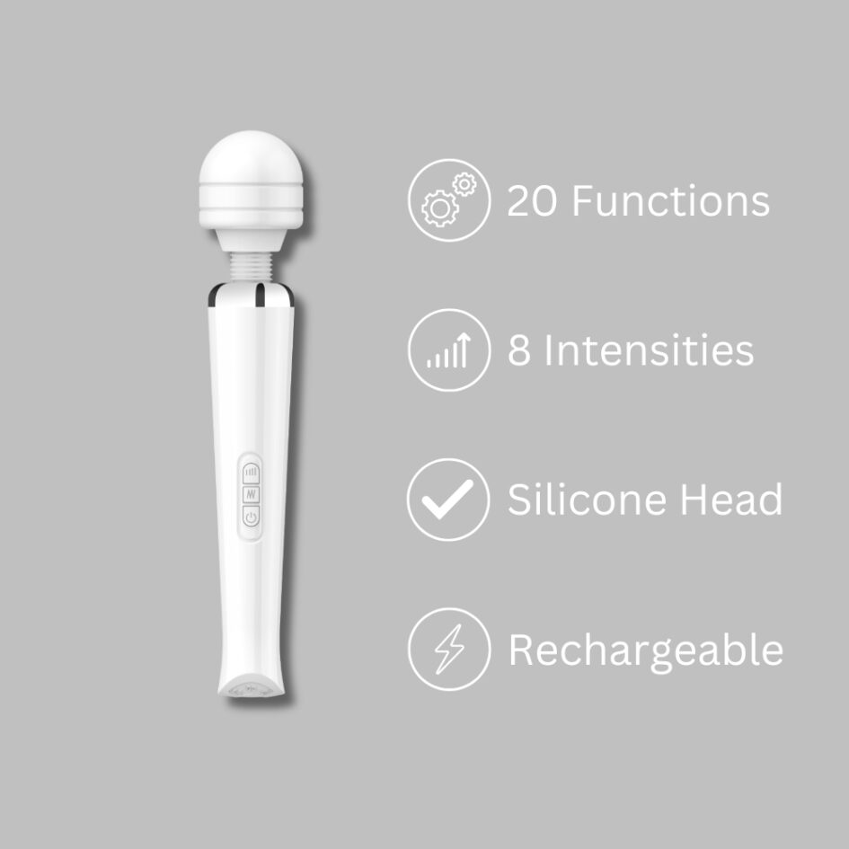 n12459 loving joy rechargeable magic wand vibrator white faq 1