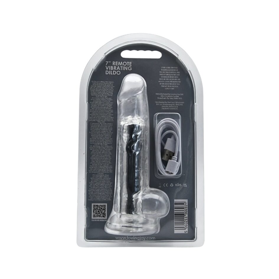 n12467 loving joy 7 inch remote vibrating dildo 7