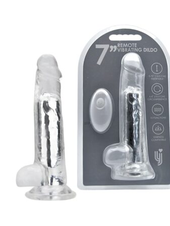 n12467 loving joy 7 inch remote vibrating dildo duo