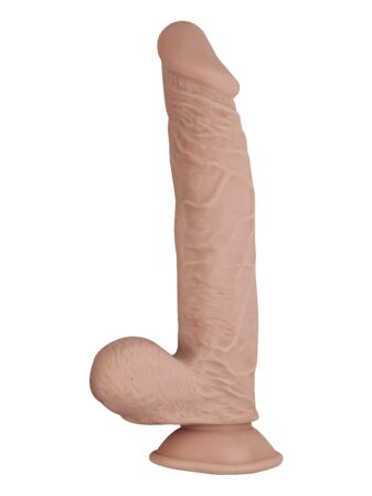 n12475 realcocks dual layer bendable dildo 9inch vanilla 2
