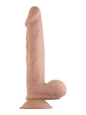 n12475 realcocks dual layer bendable dildo 9inch vanilla 3