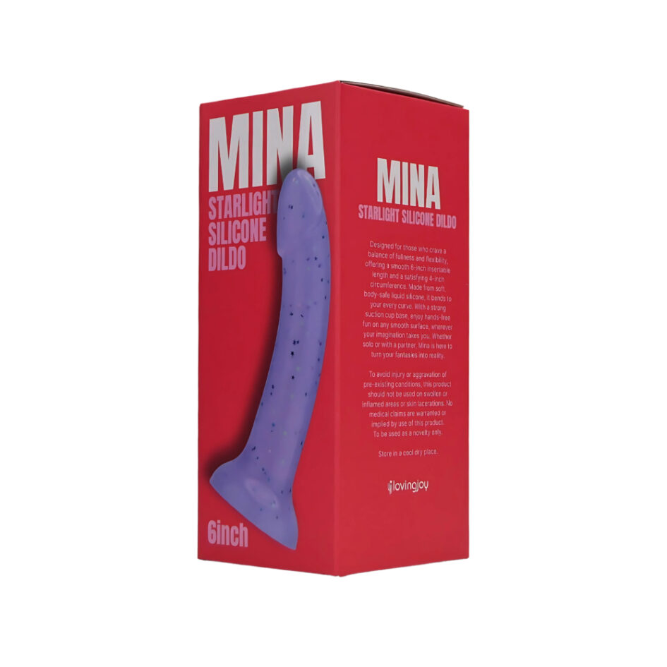 n12536 mina starlight silicone dildo pkg 2