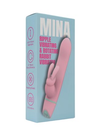 n12561 mina ripple vibrating rotating rabbit pkg 1