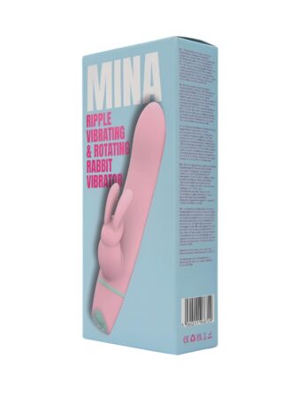 n12561 mina ripple vibrating rotating rabbit pkg 2