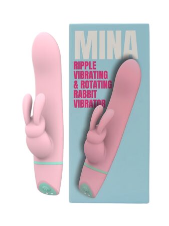 n12561 mina ripple vibrating rotating rabbit pkg side by side