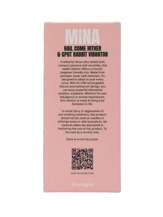 n12562 mina hail come hither rabbit vibrator back