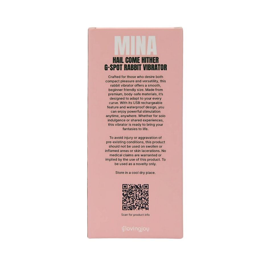 n12562 mina hail come hither rabbit vibrator back