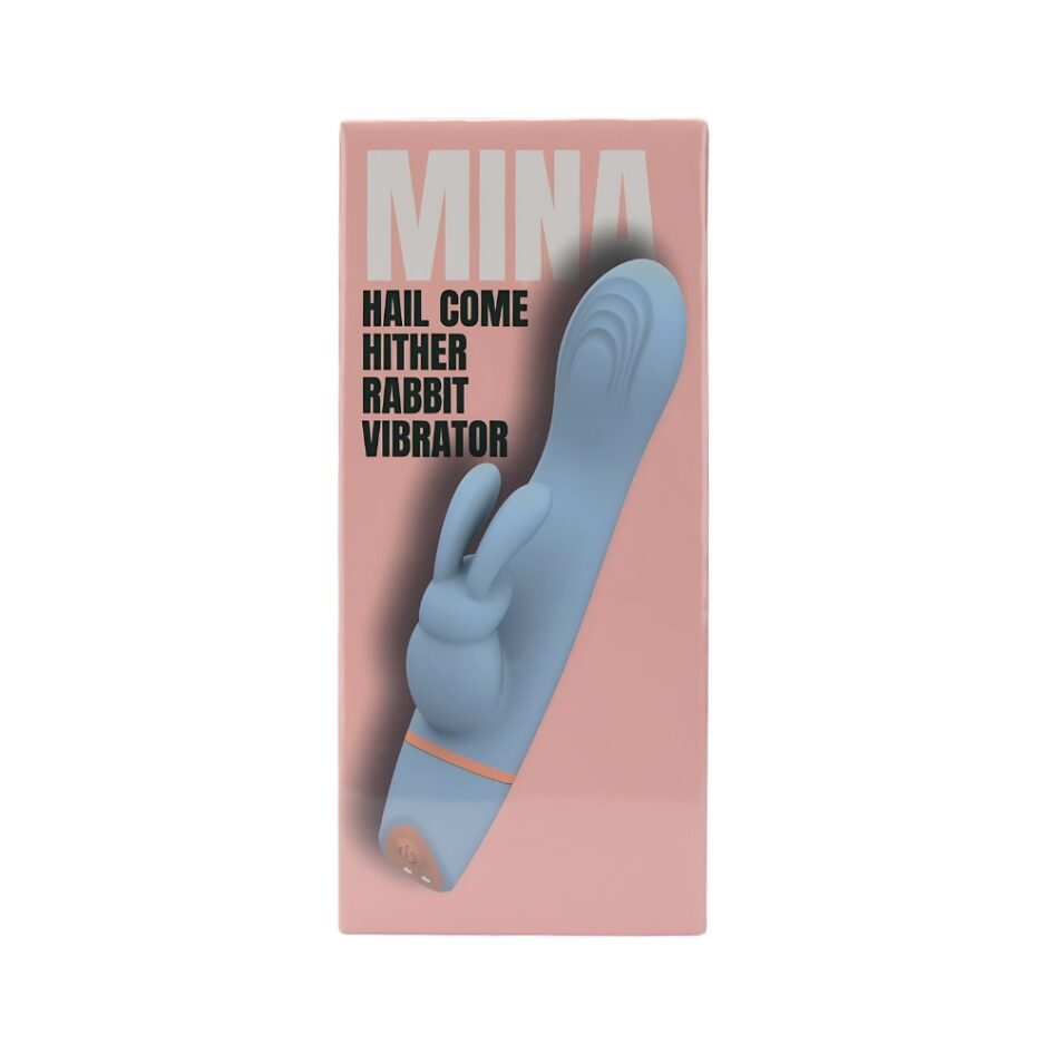 n12562 mina hail come hither rabbit vibrator covered