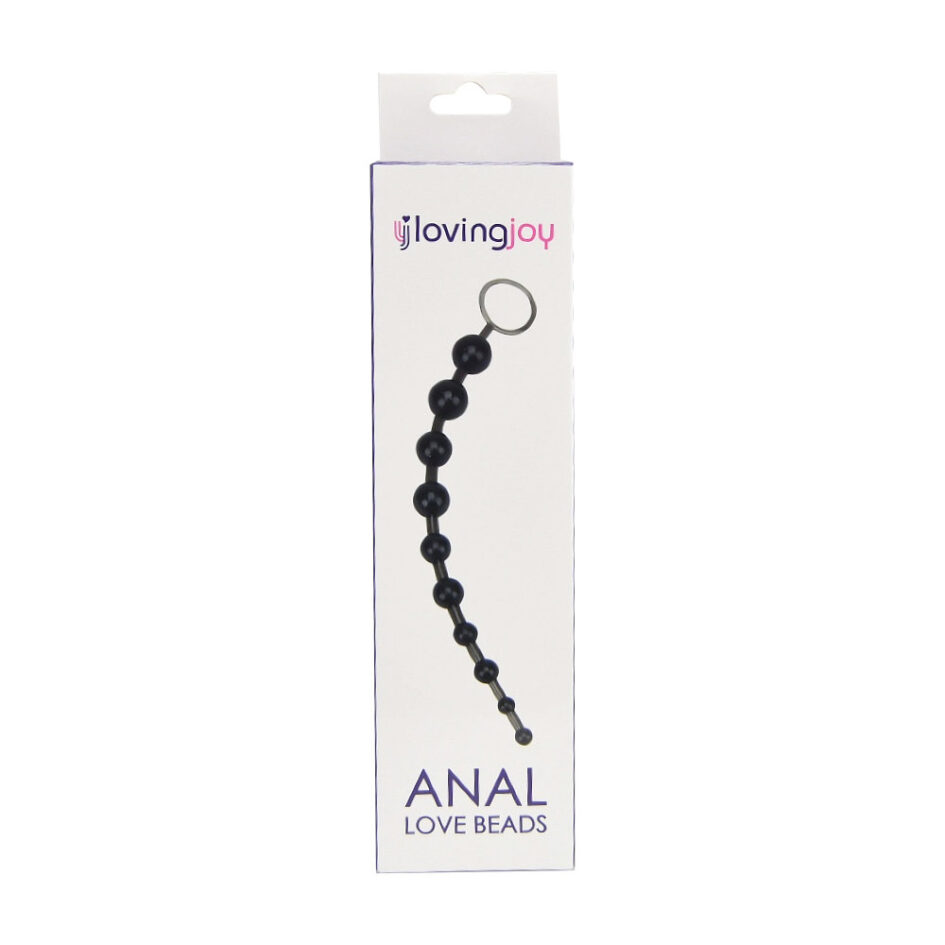 n8440 loving joy anal love beads black pkg