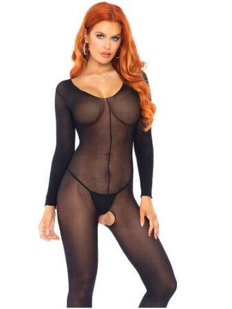 n9159 leg avenue sheer long sleeves bodystocking 1_2