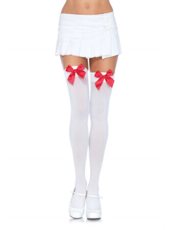n9243 nylon_thigh_highs_with_bow 2