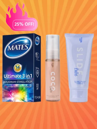 Playful Protection Pack – Condoms & Lubricants Bundle