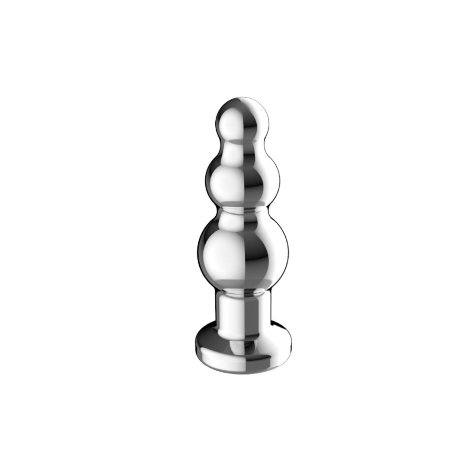 n12785 toosh remote controlled metal vibrating anal beads 2