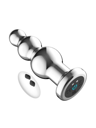 n12785 toosh remote controlled metal vibrating anal beads 4