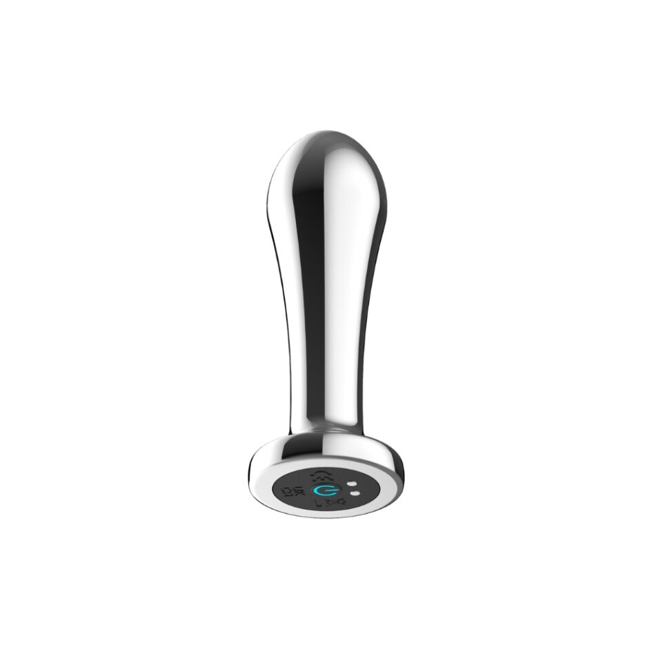 n12786 toosh remote controlled metal vibrating anal plug 3