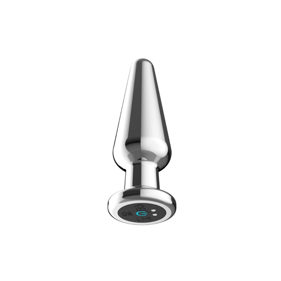 n12787 toosh remote controlled metal vibrating butt plug 3