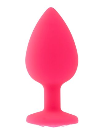 Toosh Pink Silicone Butt Plug Large