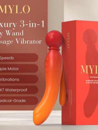 MYLO 3-in-1 Body Wand Massager Fire